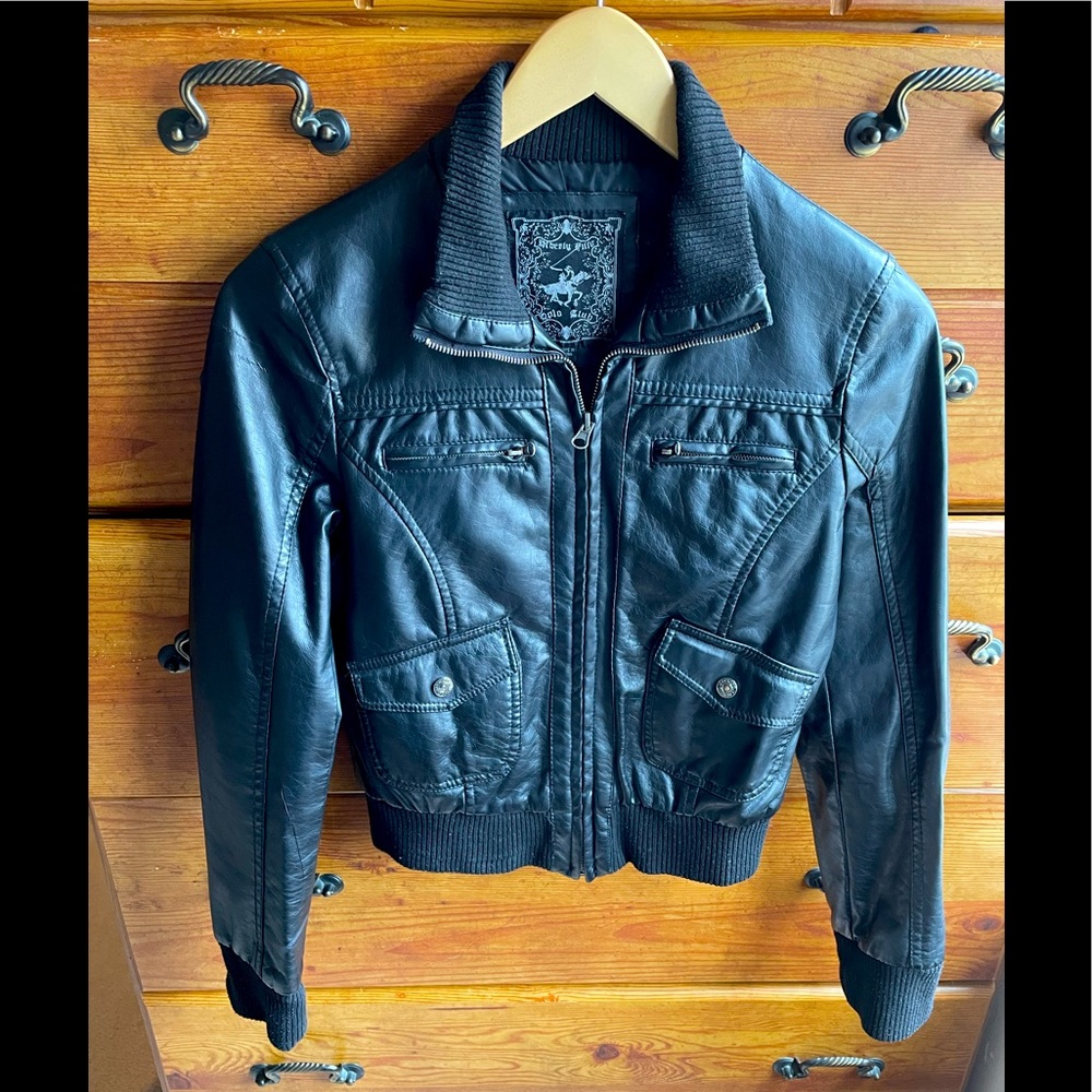 Black Small biker jacket